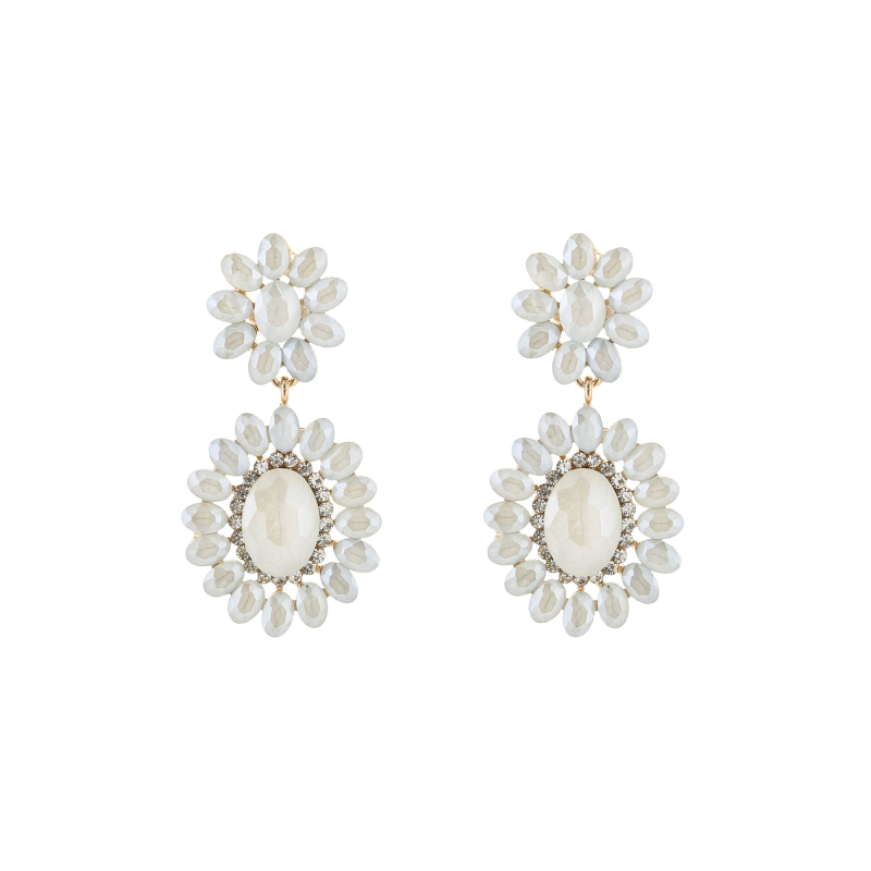 Crystal Party Oorbel Stainless Steel 